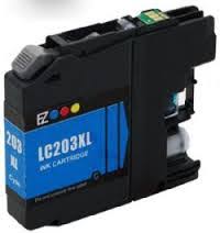 Brother LC-203XL LC203XL LC 203XL Compatible Ink Cyan Hi-Yi